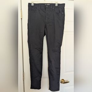 Madewell Women's Sateen Black Skinny Jeans